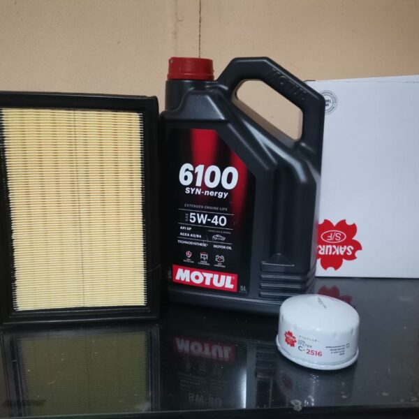 Product Title: Nissan NP200 1.6 16V (2013-up) Service Kit – Sakura & Motul