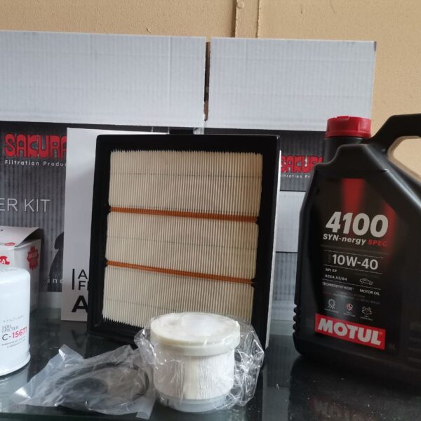 Isuzu KB250 D-TEQ 2.5 (85 kW, 2013-up) Full Service Kit – Sakura  & Motul