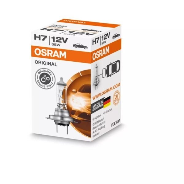 OSRAM H7 12V 55W bulb in box