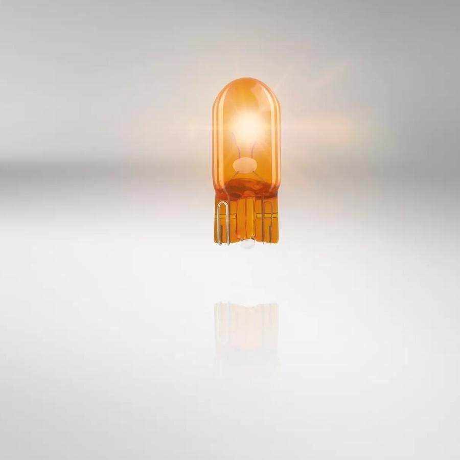 OSRAM WY5W amber indicator bulb lit