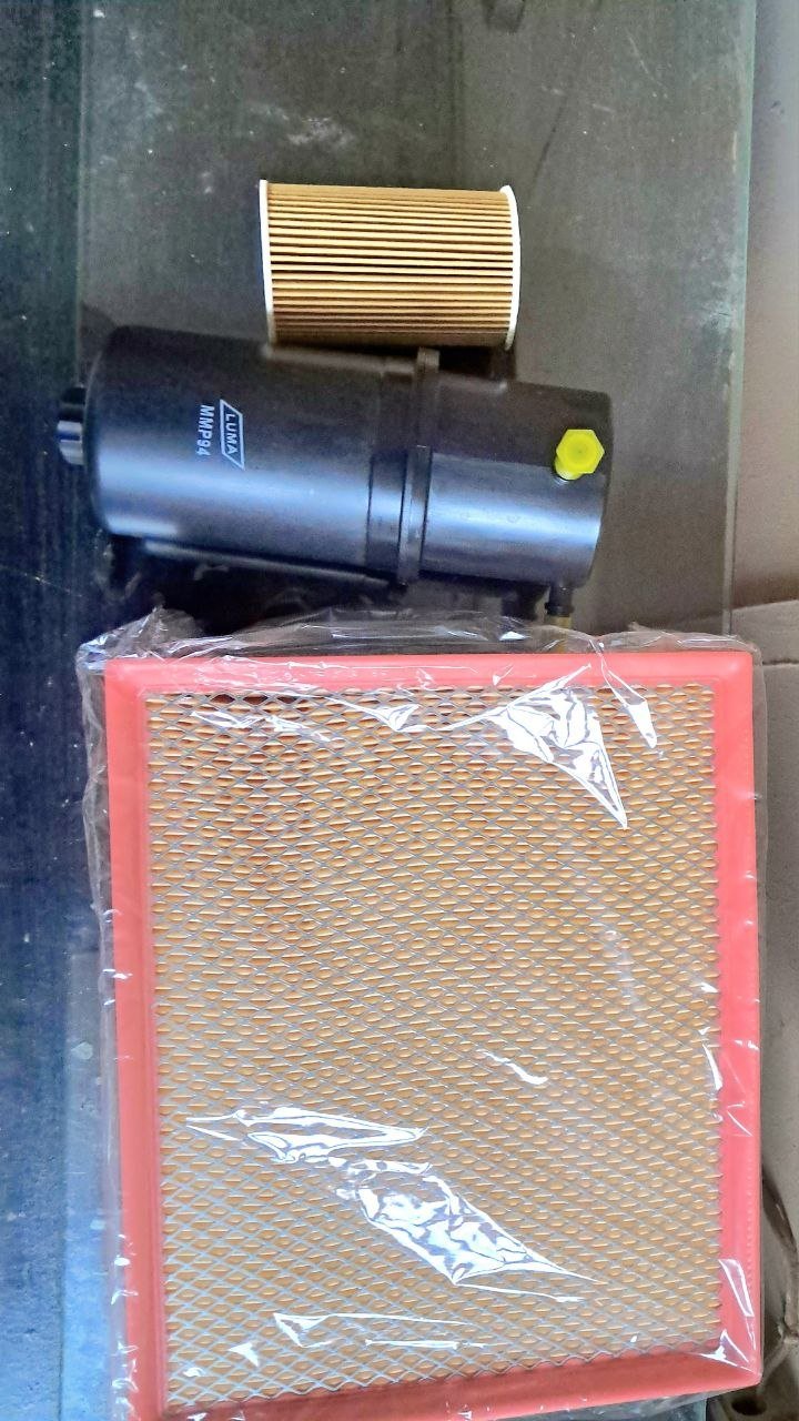 Oil, fuel and air filters for VW Amarok 2.0 TDI